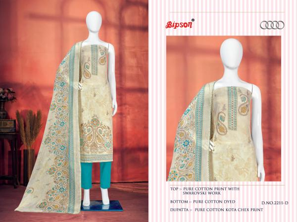 Bipson Audi 2211 Casual Cotton Dress Material Collection